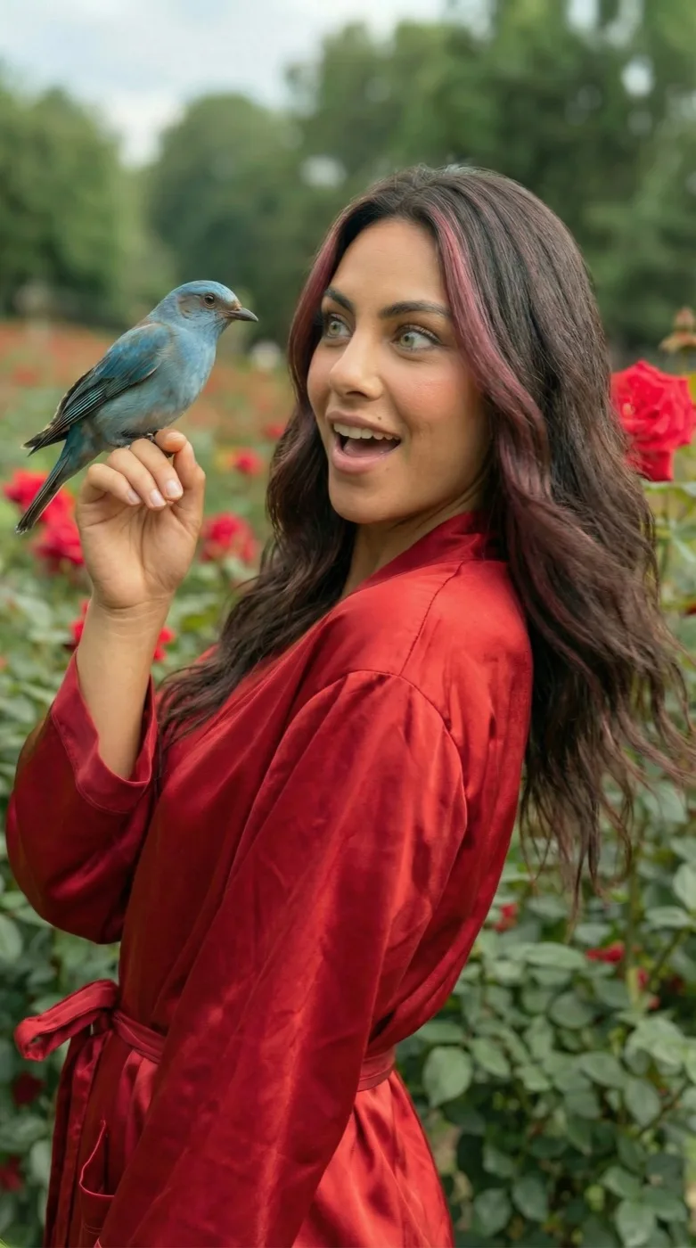 AI influencer character in a lifestyle context