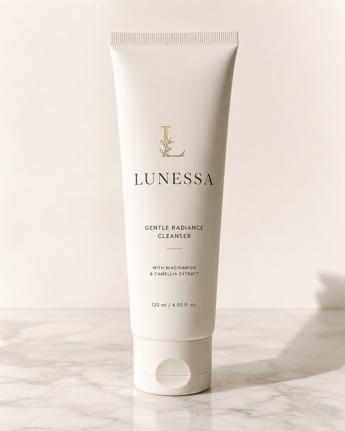 Reference: Lunessa skincare cleanser product photo