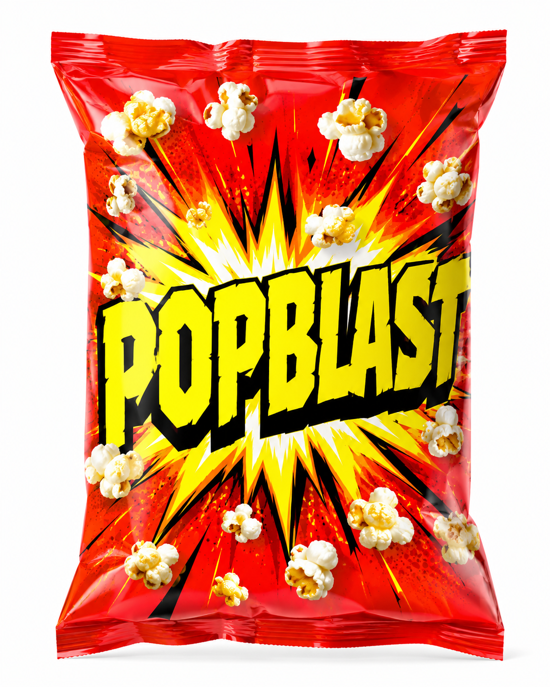Reference: POPBLAST popcorn product photo