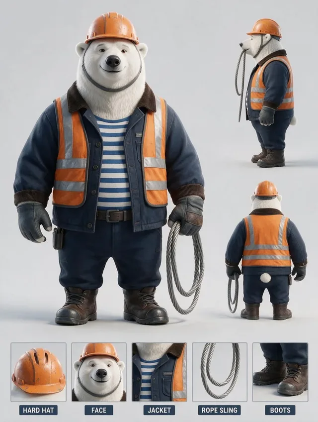 Polar bear rigger